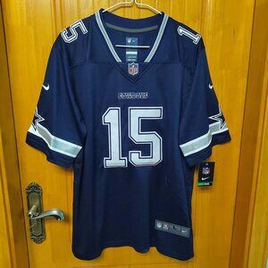 Nike Ezekiel Elliott #15 Navy Dallas Cowboys Jersey